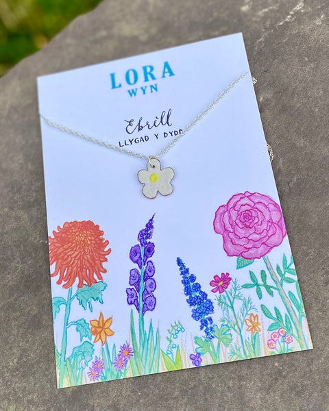 Cadwyn Blodau Penblwydd / Birth Flower Necklace