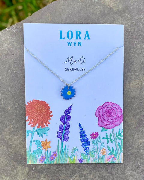 Cadwyn Blodau Penblwydd / Birth Flower Necklace