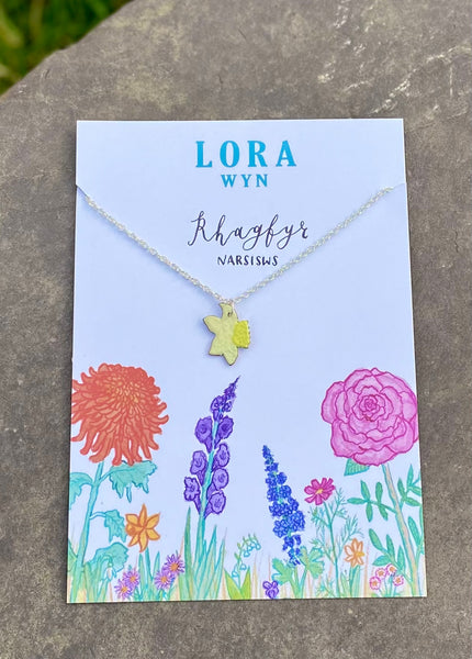 Cadwyn Blodau Penblwydd / Birth Flower Necklace
