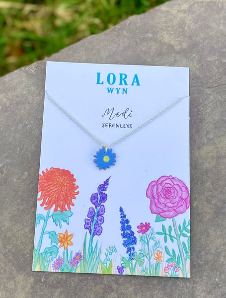 Cadwyn Blodau Penblwydd / Birth Flower Necklace