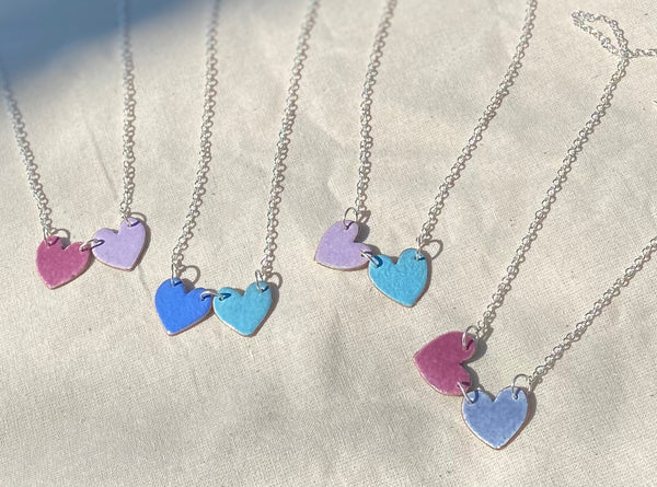 Double Heart Necklace