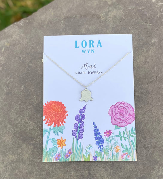 Cadwyn Blodau Penblwydd / Birth Flower Necklace