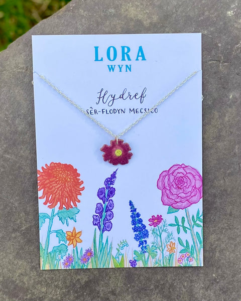 Cadwyn Blodau Penblwydd / Birth Flower Necklace