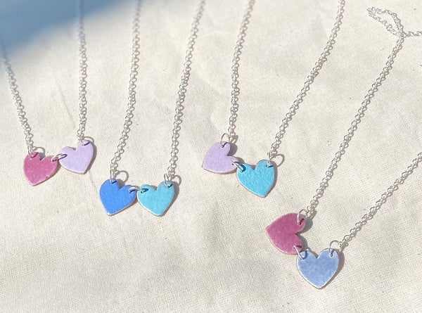 Double Heart Necklace