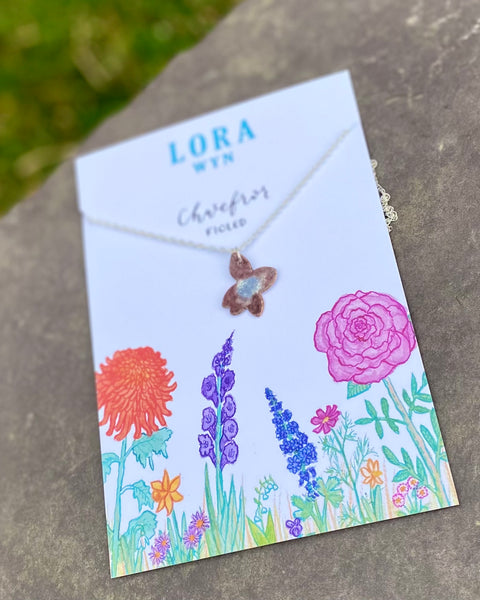 Cadwyn Blodau Penblwydd / Birth Flower Necklace