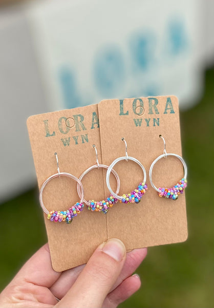 Wire & Bead Earrings