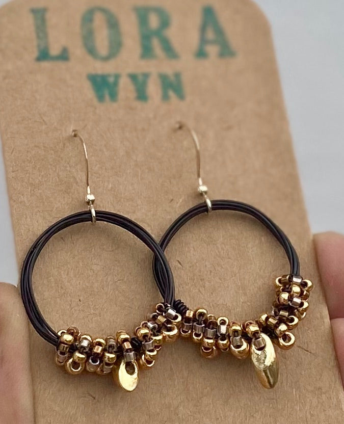Wire Bead Earrings