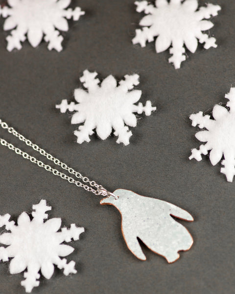 Reversible Penguin Necklace