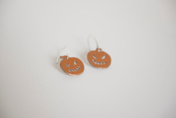 Clustlysau Pwmpen / Pumpkin Earrings