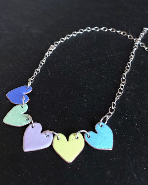 Multi Hearts Necklace