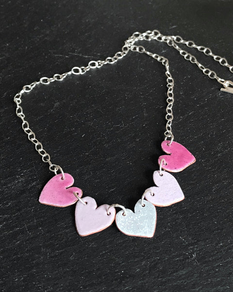 Multi Hearts Necklace