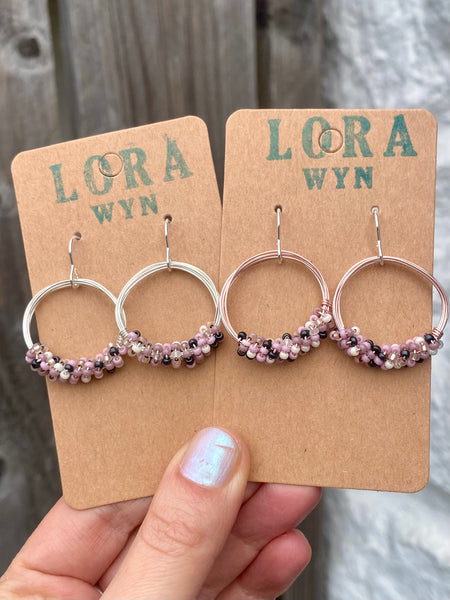 Wire & Bead Earrings