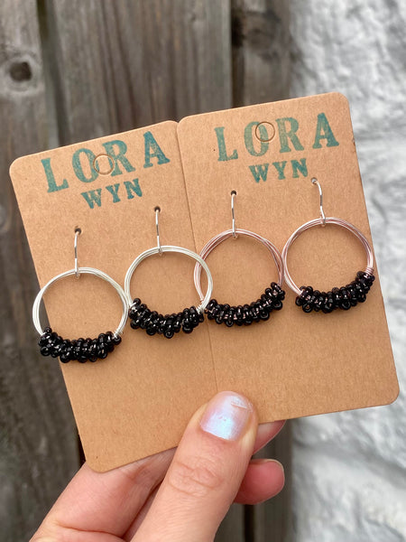 Wire & Bead Earrings