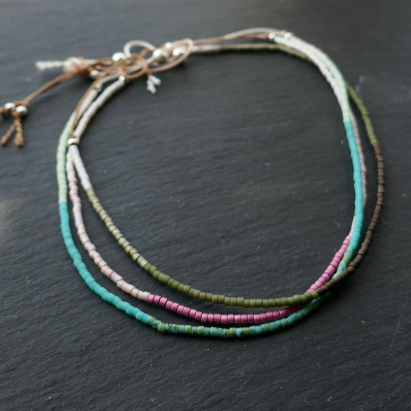 Delicate Miyuki bead bracelet