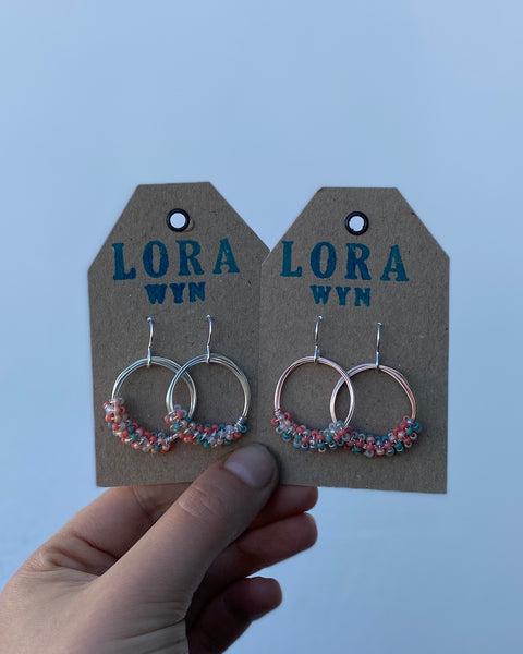 Wire & Bead Earrings