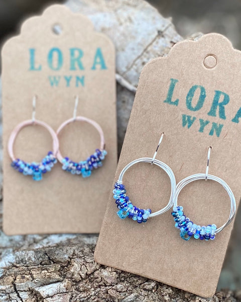 Wire & Bead Earrings