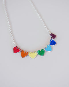 Rainbow Necklace Enfys