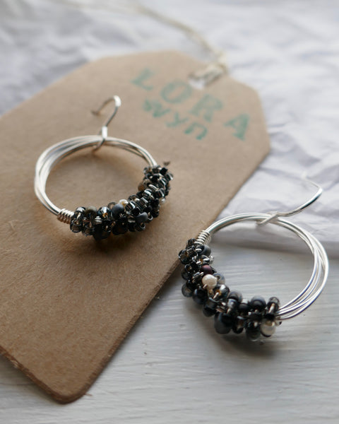 Wire & Bead Earrings