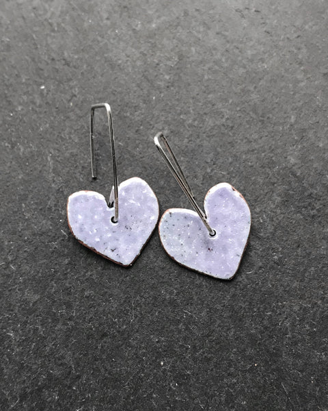 Drop Heart Earrings