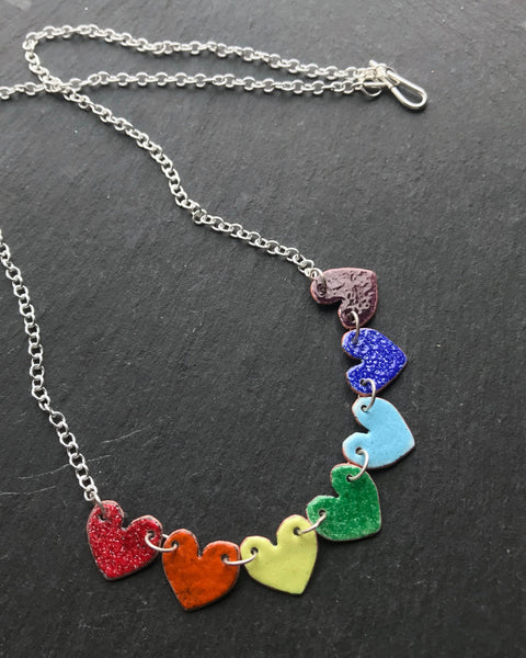 Rainbow Necklace Enfys