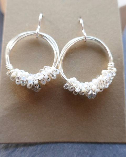 Wire & Bead Earrings
