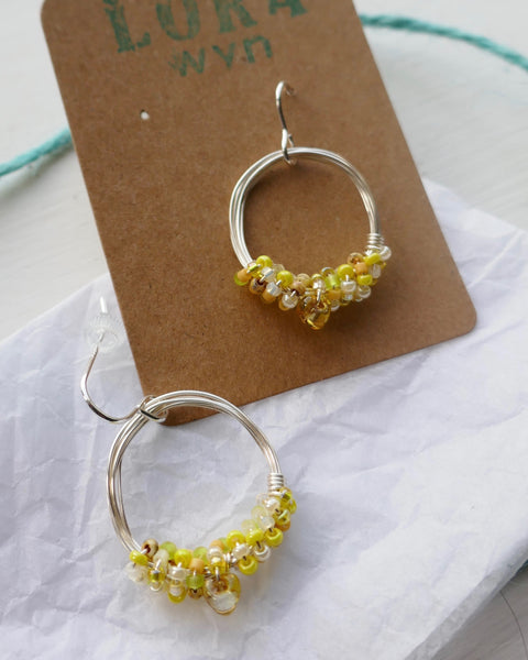 Wire & Bead Earrings