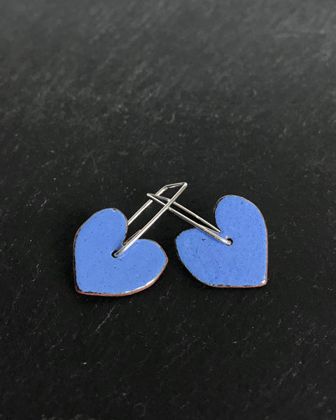 Drop Heart Earrings