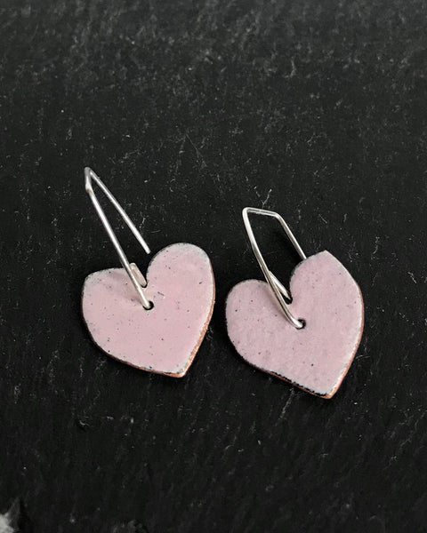 Drop Heart Earrings