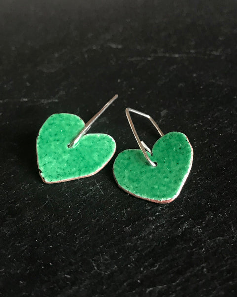 Drop Heart Earrings