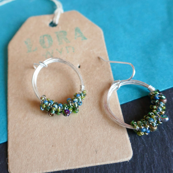 Wire & Bead Earrings