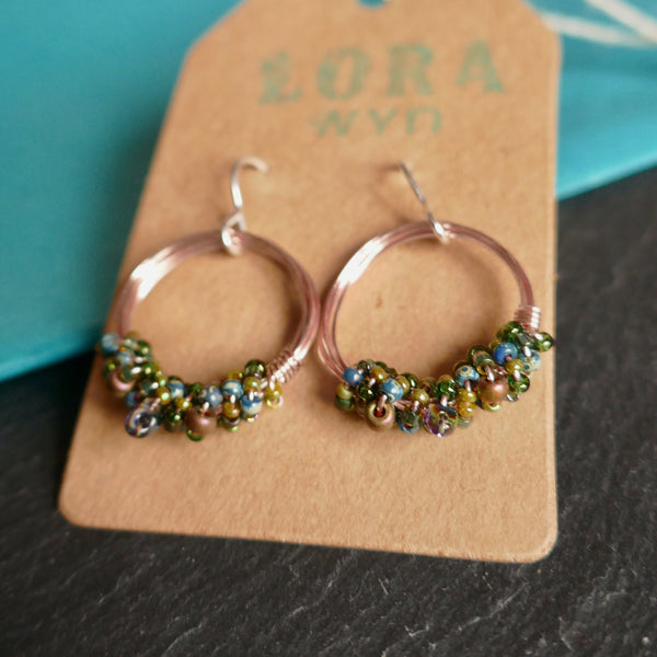 Wire & Bead Earrings